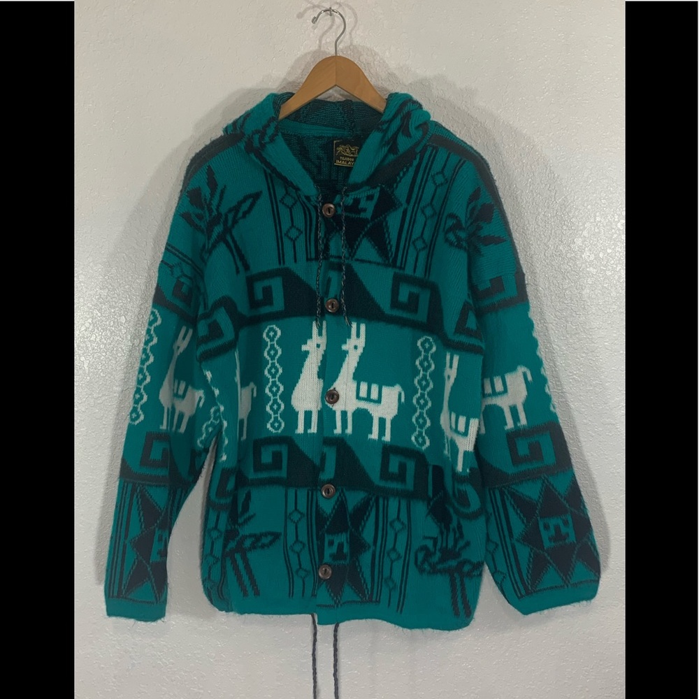 Vintage Tejidos Imalaya Native Print  BoHo Jacket
